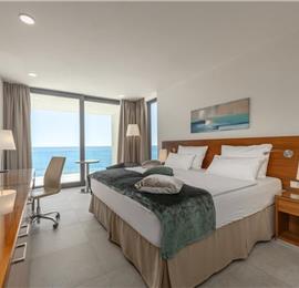 3 x 5 bedroom seafront villa with heated infinity pool near Rogoznica, sleeps 10